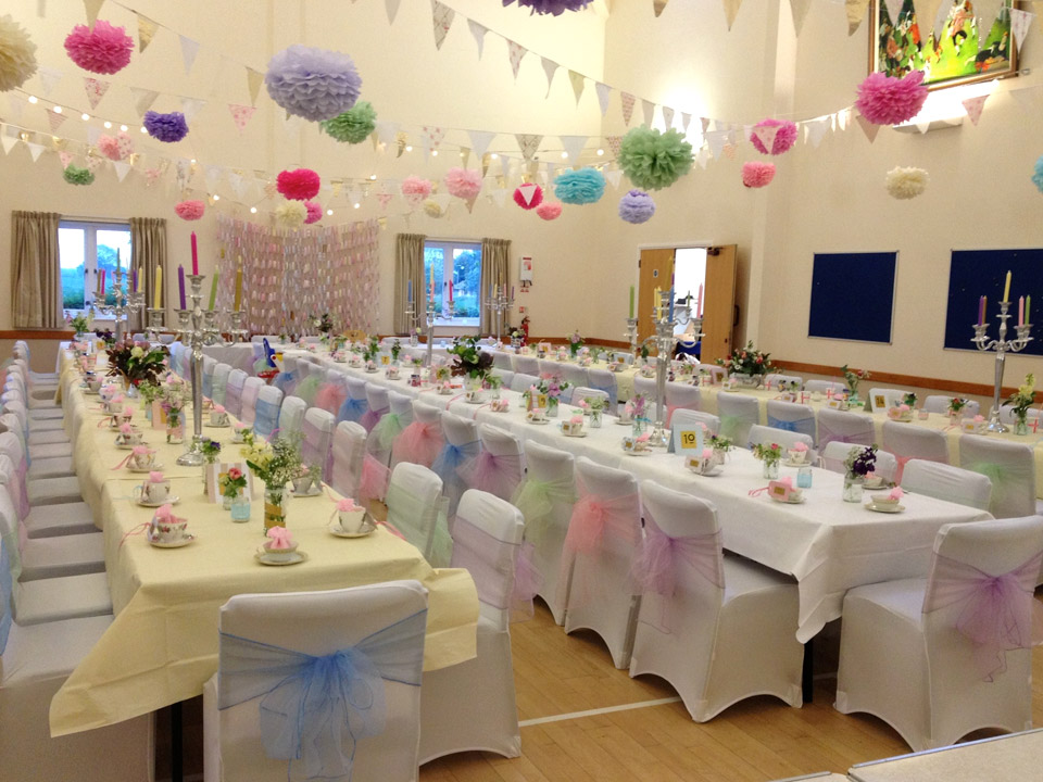 Village hall wedding facilities for hire